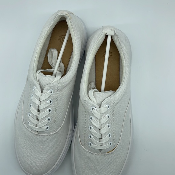 206 Collective Men's Mark Lace Up Sneaker White - Picture 7 of 9